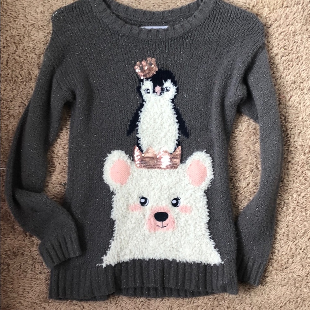 Justice sweater size 8